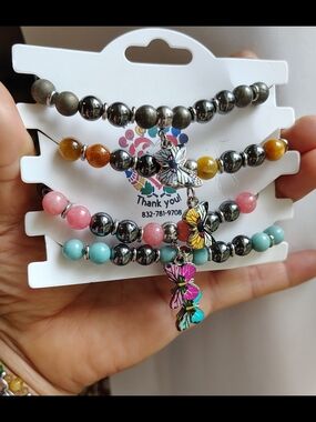 Brazaletes, Piedras Naturales,